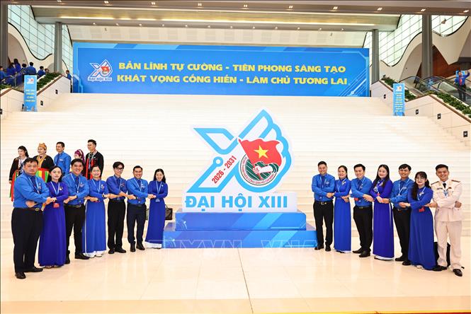 Đại biểu dự phiên Khai mạc trọng thể Đại hội đại biểu toàn quốc Đoàn Thanh niên Cộng sản Hồ Chí Minh lần thứ XIII, nhiệm kỳ 2026-2031. Ảnh: Minh Đức - TTXVN 