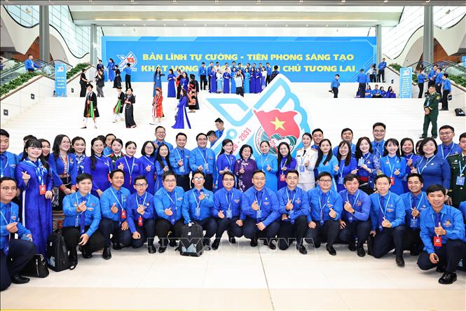 Đại biểu dự phiên khai mạc trọng thể Đại hội đại biểu toàn quốc Đoàn Thanh niên Cộng sản Hồ Chí Minh lần thứ XIII, nhiệm kỳ 2026 - 2031. Ảnh: Minh Đức - TTXVN 
