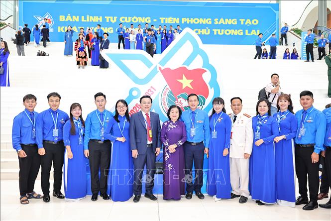 Đại biểu dự phiên khai mạc trọng thể Đại hội đại biểu toàn quốc Đoàn Thanh niên Cộng sản Hồ Chí Minh lần thứ XIII, nhiệm kỳ 2026 - 2031. Ảnh: Minh Đức - TTXVN 
