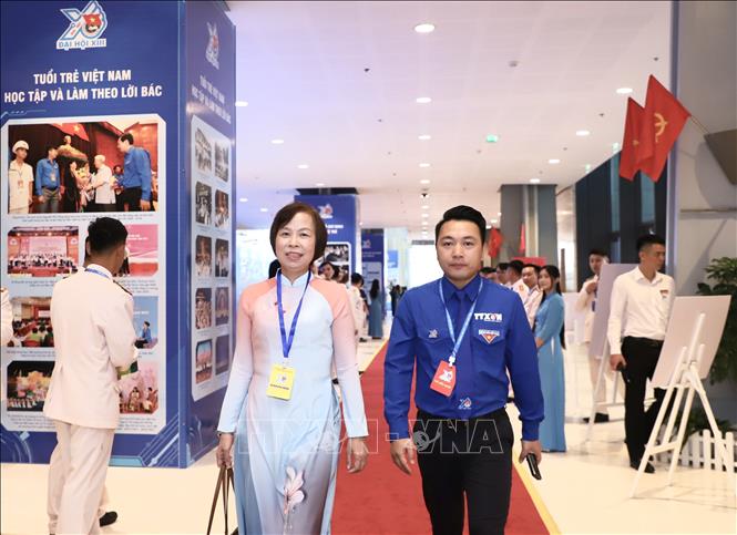 Đại biểu dự phiên Khai mạc trọng thể Đại hội đại biểu toàn quốc Đoàn Thanh niên Cộng sản Hồ Chí Minh lần thứ XIII, nhiệm kỳ 2026-2031. Ảnh: Minh Đức - TTXVN 