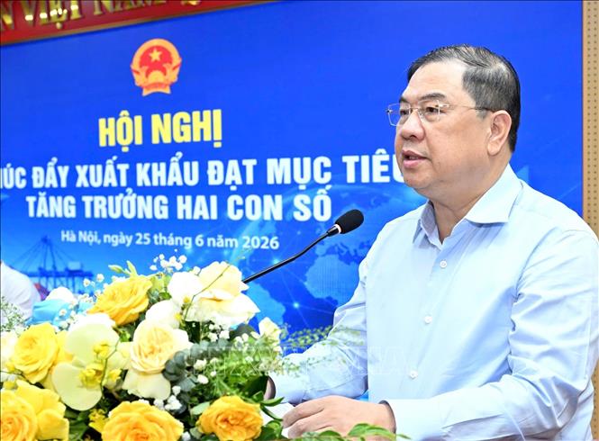 Phó Thủ tướng Thường trực Phạm Gia Túc phát biểu chỉ đạo hội nghị. Ảnh: Trần Việt - TTXVN 