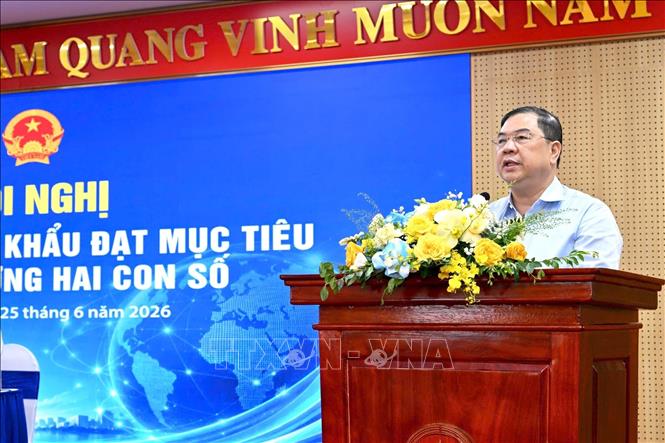Phó Thủ tướng Thường trực Phạm Gia Túc phát biểu chỉ đạo hội nghị. Ảnh: Trần Việt - TTXVN 