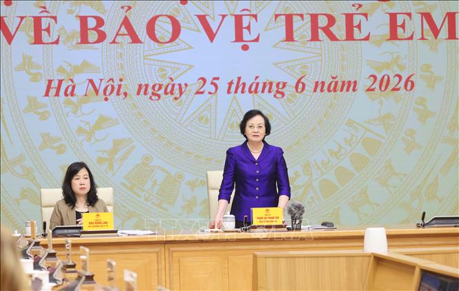 Phó Thủ tướng Phạm Thị Thanh Trà phát biểu chỉ đạo. Ảnh: Lâm Khánh – TTXVN