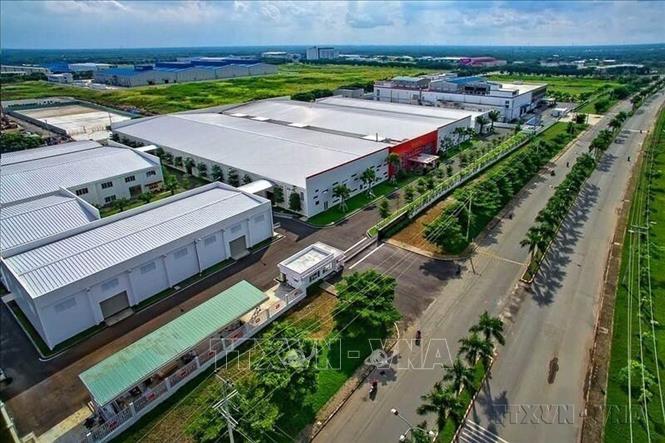 Một góc khu công nghiệp Bình Dương, TP. Hồ Chí Minh. Ảnh: TTXVN phát