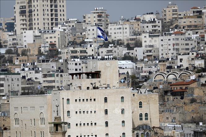 Một khu định cư Israel ở thành phố Hebron, Khu Bờ Tây. Ảnh: THX/TTXVN