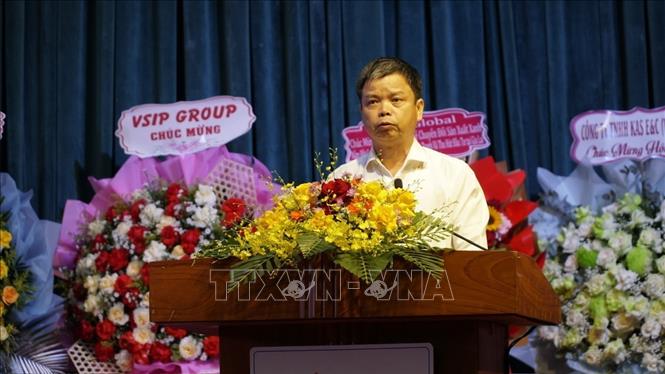 Phó Chủ tịch UBND tỉnh Nguyễn Hữu Quế phát biểu tại Hội thảo. Ảnh: Sỹ Thắng - TTXVN