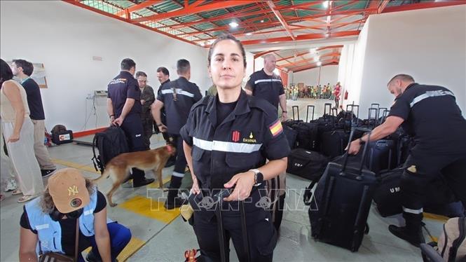 Các lực lượng quốc tế lên đường hỗ trợ khắc phục hậu quả động đất ở Venezuela. Ảnh: Phi Hùng - PV TTXVN tại Venezuela