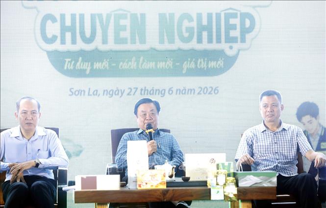 Nguyên Phó Chủ tịch Quốc hội Lê Minh Hoan phát biểu. Ảnh: Quang Quyết - TTXVN