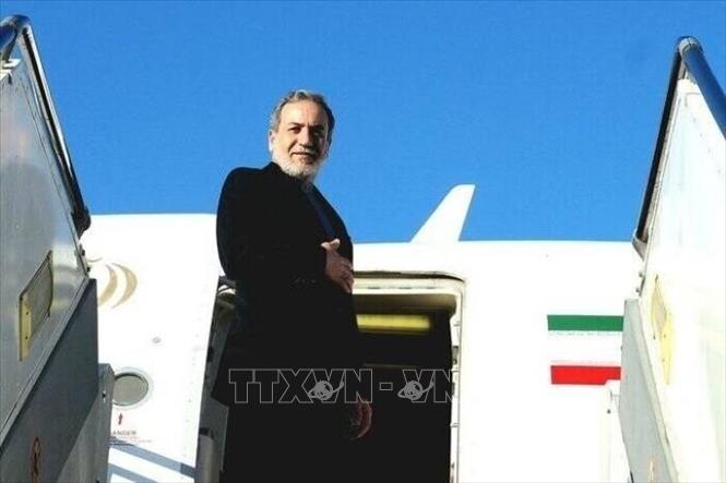 Ngoại trưởng Iran Abbas Araghchi lên đường sang thăm Iraq. Ảnh: IRNA/TTXVN