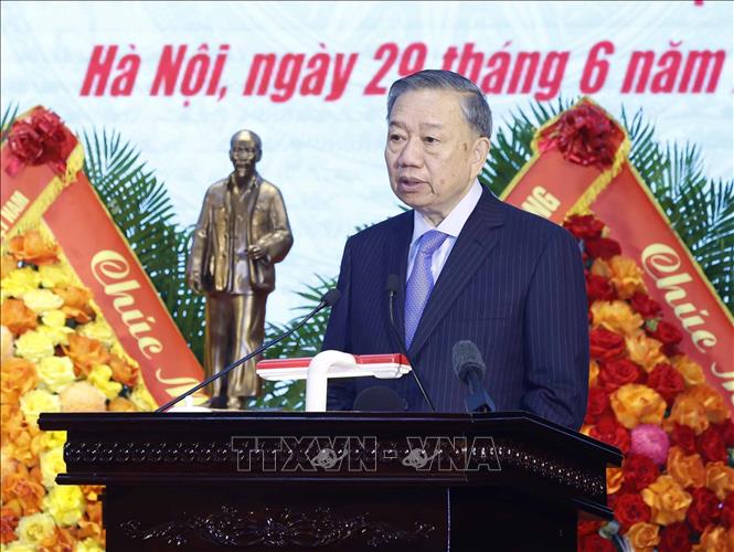 Tổng Bí thư, Chủ tịch nước Tô Lâm phát biểu chỉ đạo. Ảnh: Thống Nhất - TTXVN