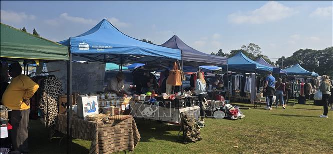 My Car Boot Sale, một trong những khu chợ cốp xe độc đáo và sống động nhất tại Pretoria. Ảnh: Hồng Minh - PV TTXVN tại Nam Phi 
