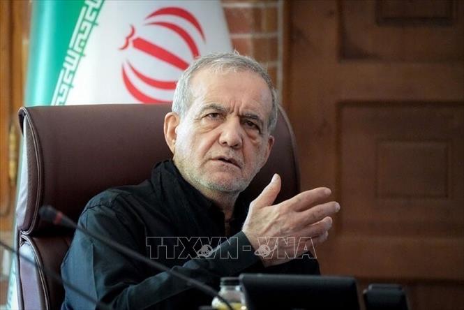Tổng thống Iran Masoud Pezeshkian. Ảnh: IRNA/TTXVN phát