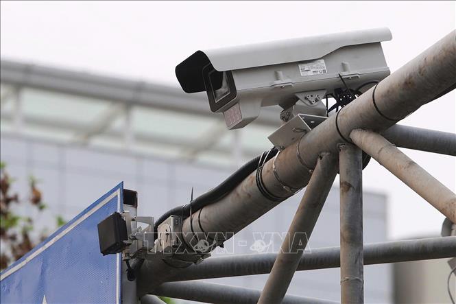 Hanoi puts into operation an additional 2,460 artificial intelligence (AI)-powered surveillance cameras from July 1. VNA Photo: Phạm Kiên 