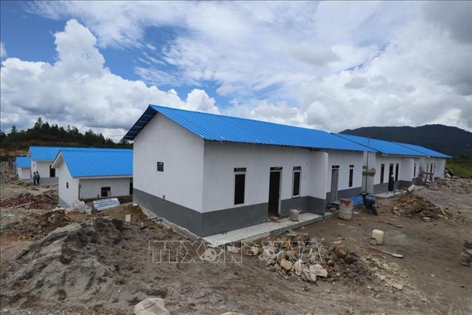 Chính phủ đầu Indonesia đầu tư xây dựng các khu tái định cư sau thảm họa lũ lụt tại Sumatra Ảnh: Đỗ Quyên – PV TTXVN tại Indonesia

