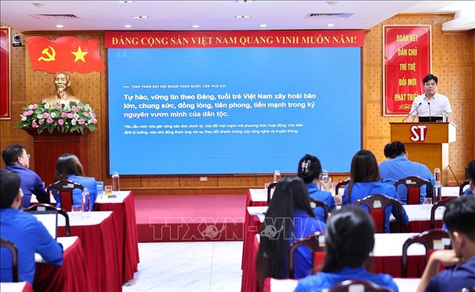 Hội nghị tập huấn kỹ năng, nghiệp vụ công tác đoàn và phong trào thanh niên năm 2026. Ảnh: Minh Đức – TTXVN
