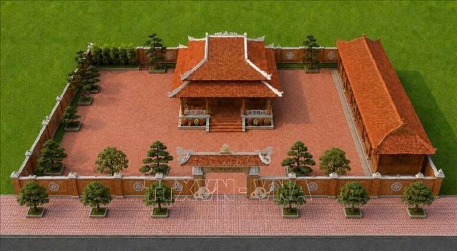 Phối cảnh công trình Nhà lưu niệm Nguyễn Đình Chiểu tại xã Mỹ Lộc, tỉnh Tây Ninh - vùng đất gắn với bài 