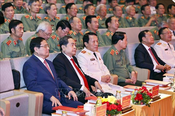 Chủ tịch Quốc hội Trần Thanh Mẫn và đại biểu dự Lễ kỷ niệm. Ảnh: Doãn Tấn - TTXVN
