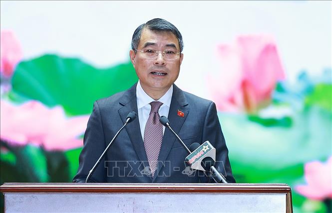 Thủ tướng Lê Minh Hưng phát biểu chỉ đạo tại Hội nghị quân chính toàn quân 6 tháng đầu năm 2026. Ảnh: Dương Giang - TTXVN