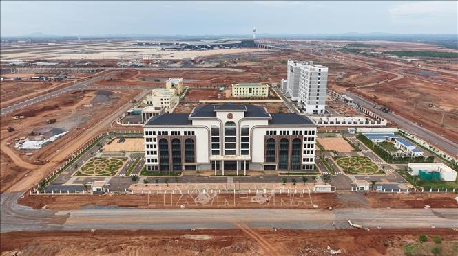Trụ sở các cơ quan quản lý Nhà nước sân bay Long Thành. Ảnh: Công Phong - TTXVN
