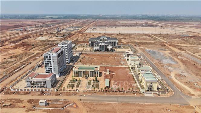 Trụ sở các cơ quan quản lý Nhà nước tại sân bay Long Thành. Ảnh: Công Phong - TTXVN