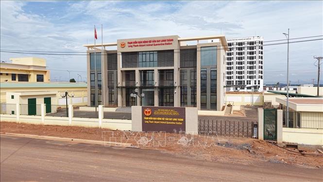 Trạm Kiểm dịch động vật tại sân bay Long Thành. Ảnh: Công Phong - TTXVN