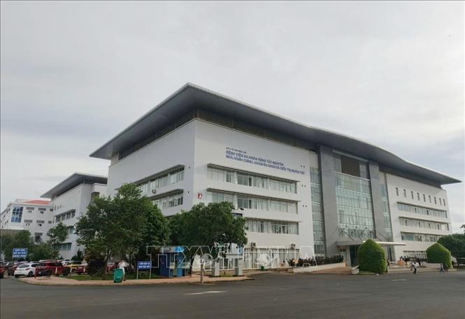 Bệnh viện đa khoa vùng Tây Nguyên hoạt động từ tháng 2/2019 đến nay nhưng chỉ được cấp Giấy phép hoạt động tạm thời. Ảnh: Tuấn Anh - TTXVN