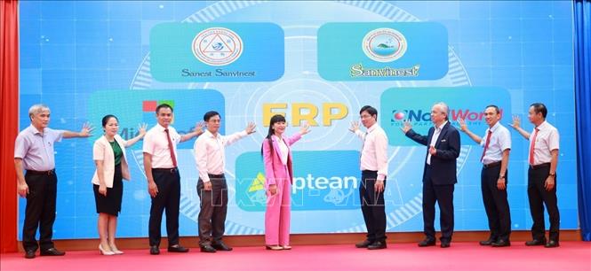 Công ty Yến sào Khánh Hòa (doanh nghiệp 100% vốn Nhà nước) đưa hệ thống ERP Microsoft Dynamics 365 Business Central vào vận hành, hướng tới chuẩn hóa quản trị. Ảnh: Xuân Triệu - TTXVN