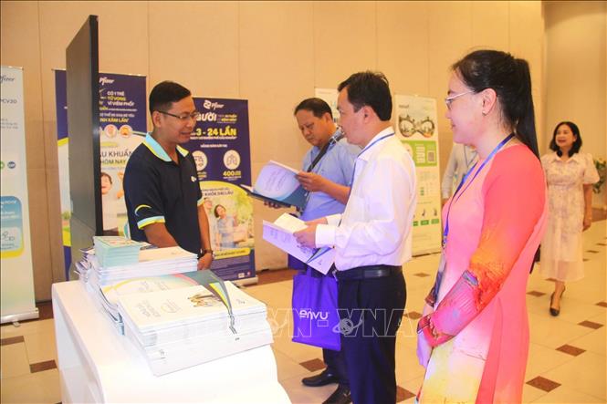 Nhiều số liệu mới được cập nhật tại sự kiện. Ảnh: Ánh Tuyết - TTXVN