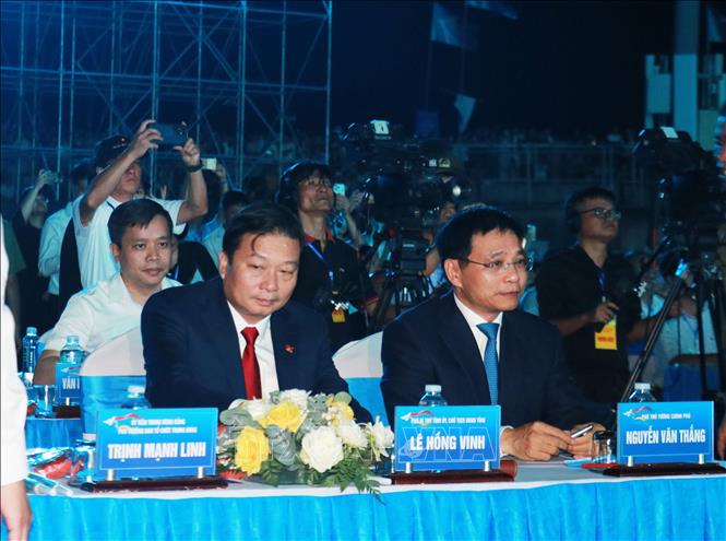 Phó Thủ tướng Chính phủ Nguyễn Văn Thắng  tham dự lễ khai mạc. Ảnh: Tường Vi - TTXVN. 