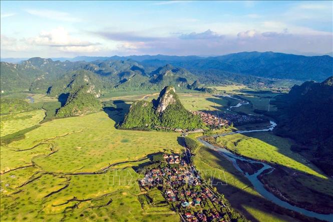 Kim Phú là địa phương đầu tiên trên địa bàn tỉnh Quảng Trị được công nhận Khu du lịch cấp tỉnh, tạo dấu mốc quan trọng trong chiến lược phát triển du lịch của địa phương. Ảnh: TTXN phát