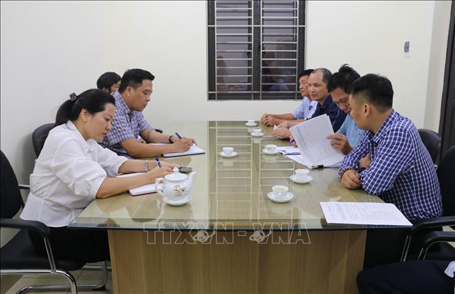 UBND xã Liêm Hà, tỉnh Ninh Bình phối hợp với các cơ quan chức năng triển khai nhiều giải pháp bảo tồn, phát huy giá trị bảo vật quốc gia Bệ đá Long Hoa. Ảnh: Thùy Dung - TTXVN