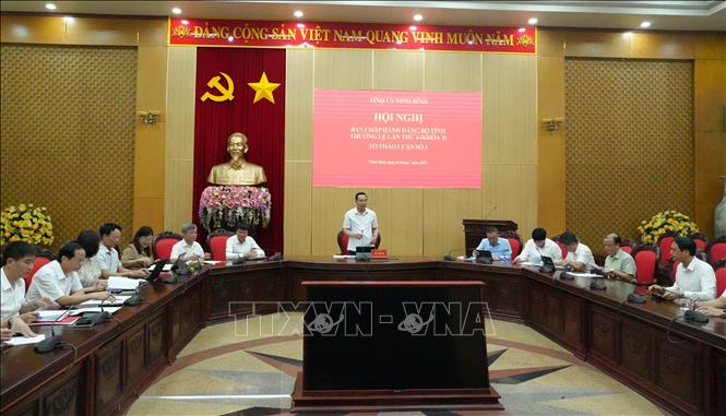Các đại biểu dự thảo luận tại Tổ 1. Ảnh: Hải Yến - TTXVN