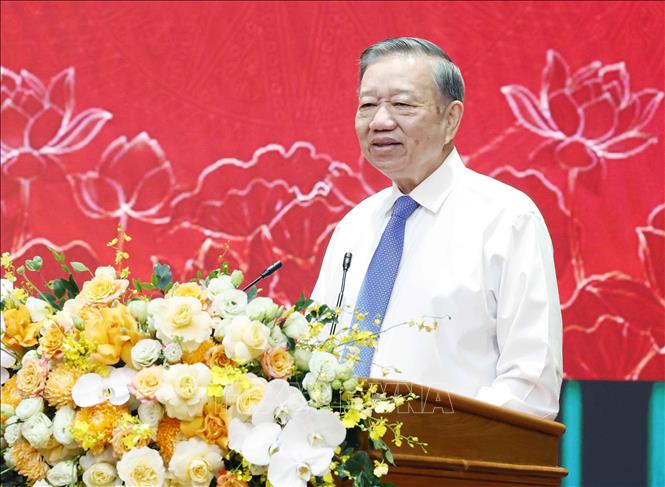 Tổng Bí thư, Chủ tịch nước Tô Lâm phát biểu chỉ đạo. Ảnh: Thống Nhất – TTXVN