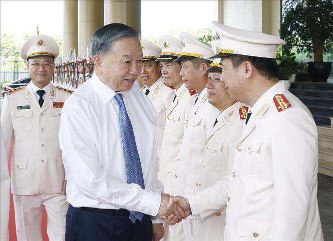 Tổng Bí thư, Chủ tịch nước Tô Lâm và các đại biểu. Ảnh: Thống Nhất – TTXVN