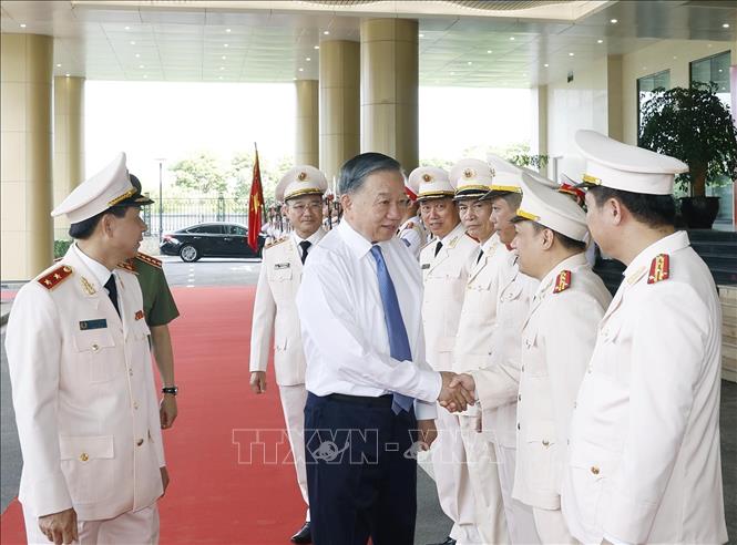 Tổng Bí thư, Chủ tịch nước Tô Lâm và các đại biểu. Ảnh: Thống Nhất – TTXVN