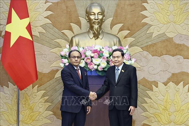 Chủ tịch Quốc hội Trần Thanh Mẫn tiếp Tổng Chưởng lý Malaysia Tan Sri Mohd Dusuki Mokhtar. Ảnh: Doãn Tấn - TTXVN