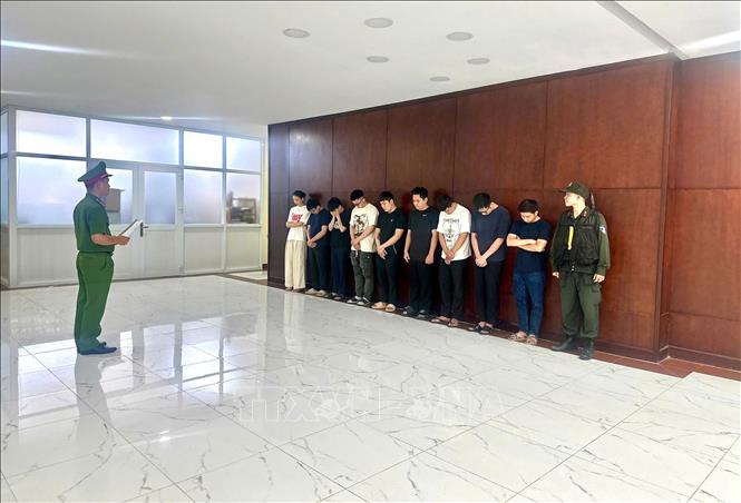 Các đối tượng. Ảnh: TTXVN phát