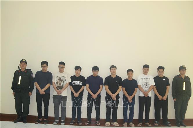 Các đối tượng. Ảnh: TTXVN phát