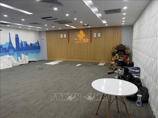 Văn phòng Công ty Trách nhiệm hữu hạn Holidays Việt Nam. Ảnh: TTXVN phát