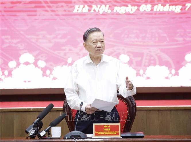 Tổng Bí thư, Chủ tịch nước Tô Lâm phát biểu chỉ đạo. Ảnh: Thống Nhất – TTXVN 