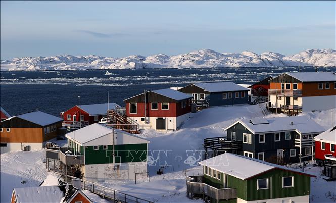 Quang cảnh thành phố Nuuk, Greenland. Ảnh: THX/TTXVN phát