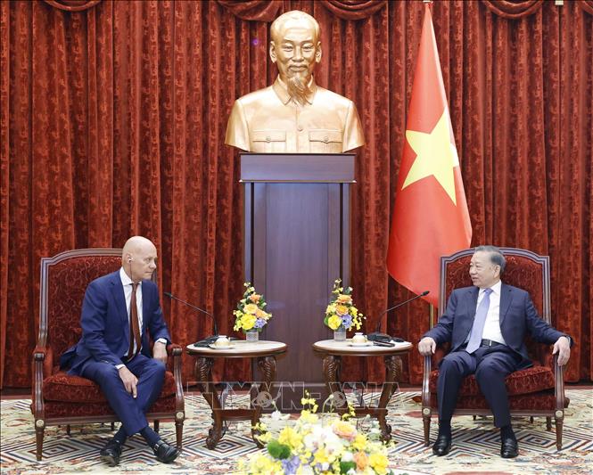 Tổng Bí thư, Chủ tịch nước Tô Lâm tiếp Đại sứ Hà Lan tại Việt Nam Kees van Baar. Ảnh: Thống Nhất – TTXVN