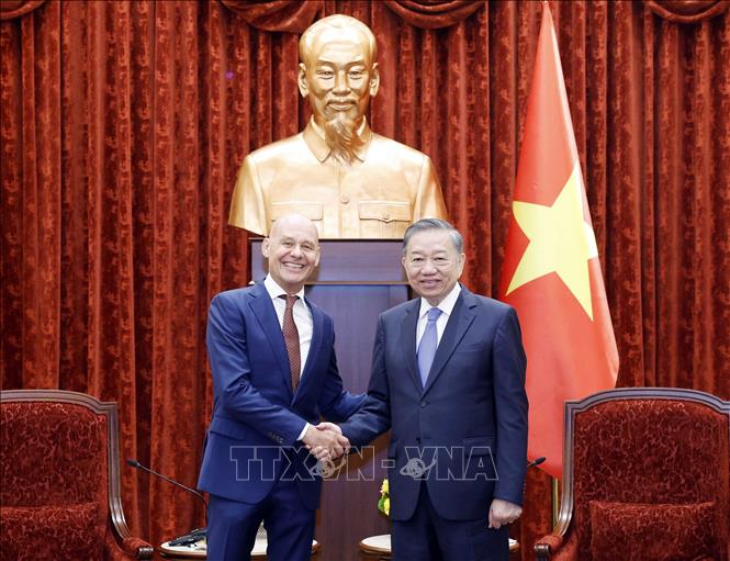 Tổng Bí thư, Chủ tịch nước Tô Lâm tiếp Đại sứ Hà Lan Kees van Baar. Ảnh: Thống Nhất – TTXVN