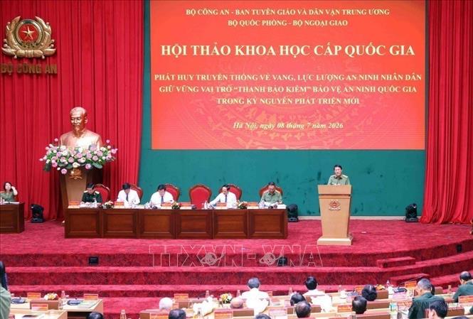 Hội thảo khoa học cấp quốc gia phát huy truyền thống vẻ vang, lực lượng An ninh nhân dân giữ vững vai trò 