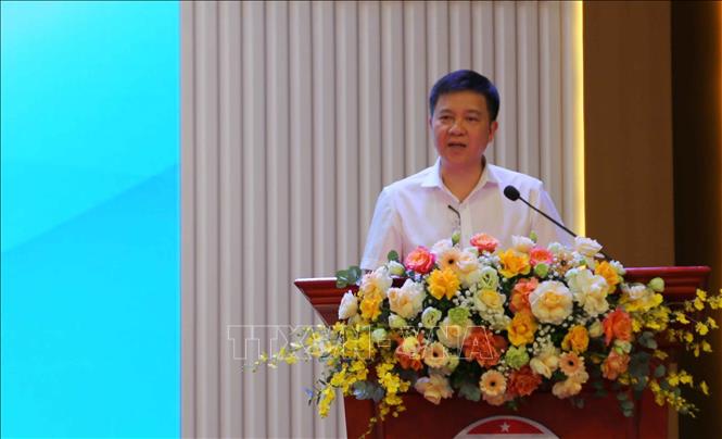 Ông Chu Đức Lam, Vụ trưởng Vụ Tài chính - Kinh tế ngành, Bộ Tài chính phát biểu tại hội nghị. Ảnh: Minh Thu - TTXVN