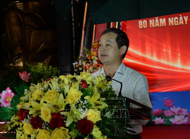 Chủ tịch UBND tỉnh Bắc Ninh Phạm Hoàng Sơn phát biểu. Ảnh: Danh Lam -TTXVN