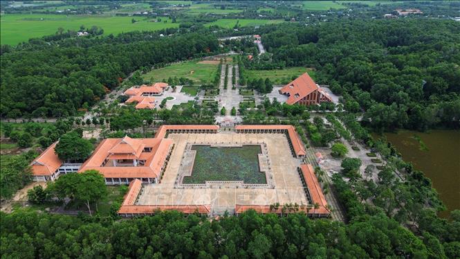Toàn cảnh Khu di tích lịch sử cách mạng Bình Thành (xã Bình Thành, tỉnh Tây Ninh). Ảnh: Giang Phương - TTXVN