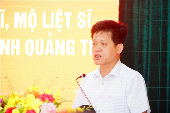 Phó Chủ tịch UBND tỉnh Quảng Trị Lê Văn Bảo phát biểu tại hội thảo. Ảnh: Tường Vi - TTXVN