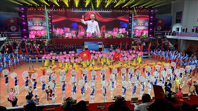 ​Toàn cảnh Lễ khai mạc Đại hội Thể dục thể thao Tập đoàn Công nghiệp Than - Khoáng sản Việt Nam (TKV) lần thứ III, năm 2026. Ảnh: Thanh Vân- TTXVN