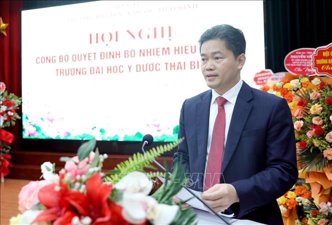 Thứ trưởng Thường trực Bộ Y tế Vũ Mạnh Hà phát biểu. Ảnh: Thế Duyệt – TTXVN 